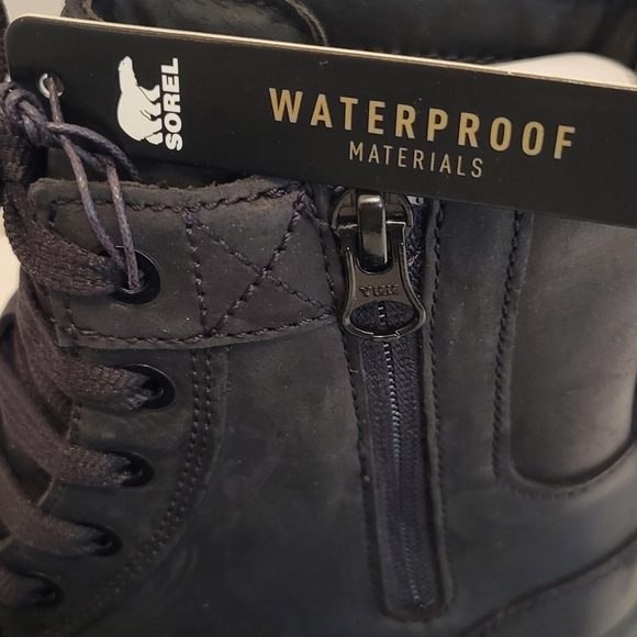 NIB Sorel Women's Explorer STRT Lace Boot Black Size 7 - Picture 15 of 16